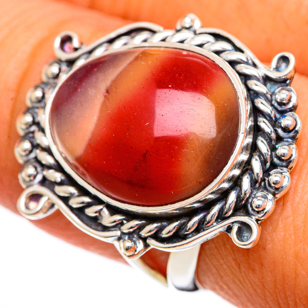 Mookaite Rings handcrafted by Ana Silver Co - RING106928