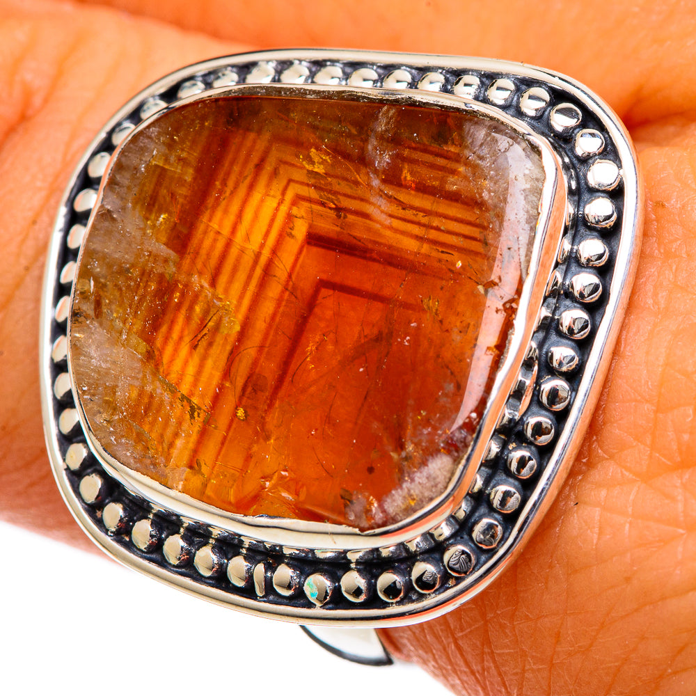 Citrine Rings handcrafted by Ana Silver Co - RING106930