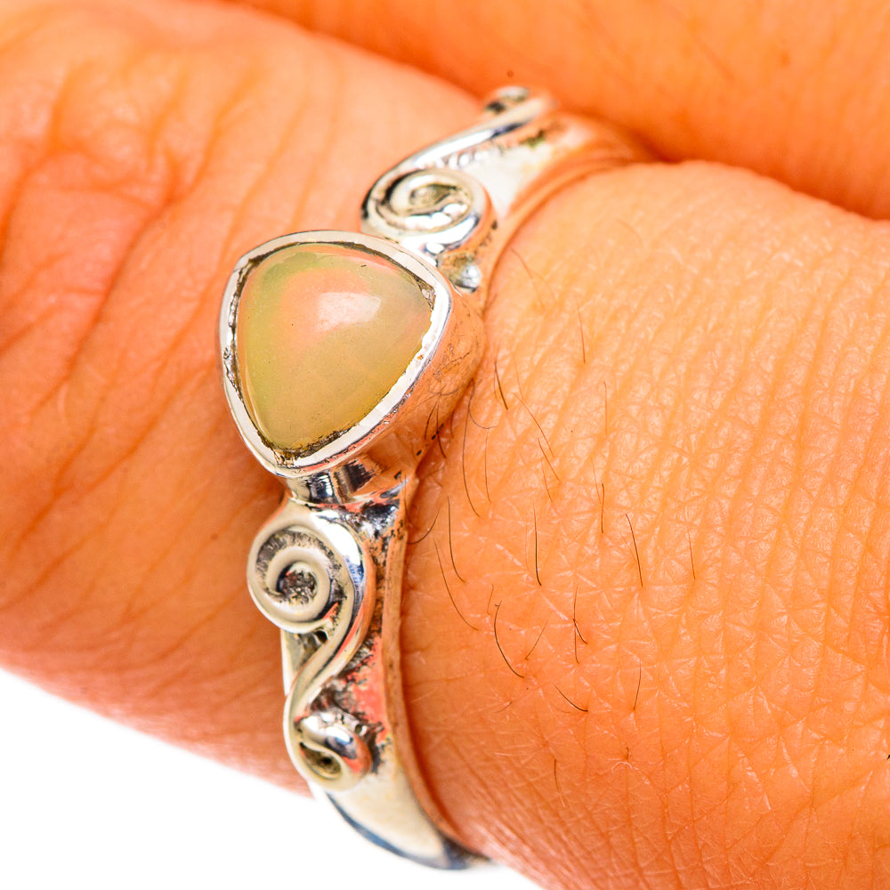 Ethiopian Opal Rings handcrafted by Ana Silver Co - RING106943