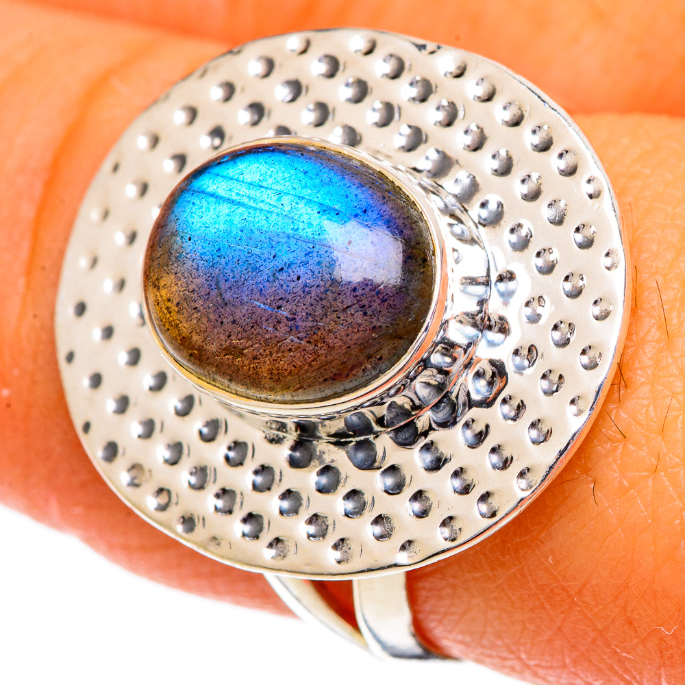 Labradorite Rings handcrafted by Ana Silver Co - RING106947