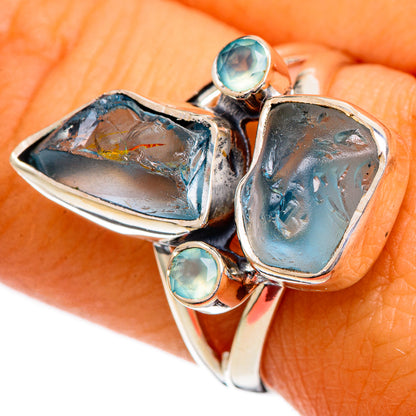 Aquamarine Rings handcrafted by Ana Silver Co - RING106954