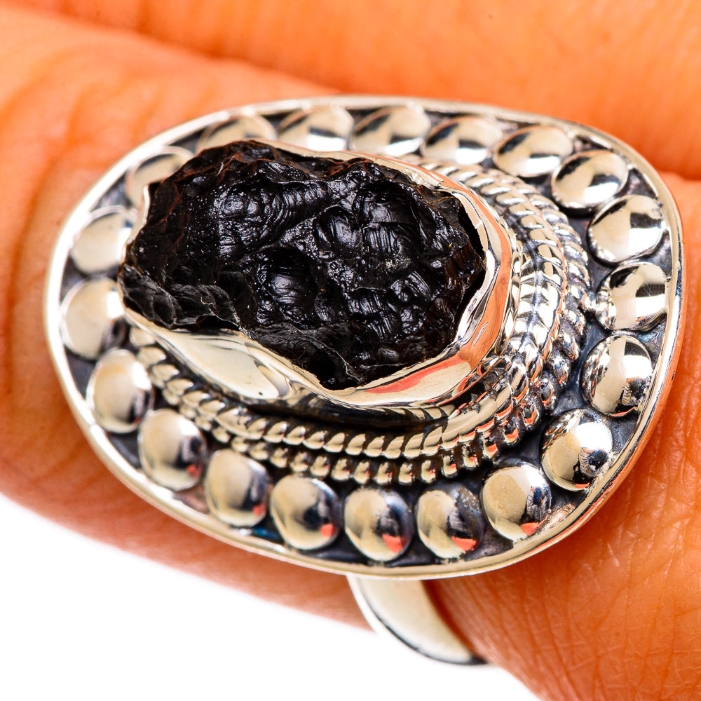 Tektite Rings handcrafted by Ana Silver Co - RING106976