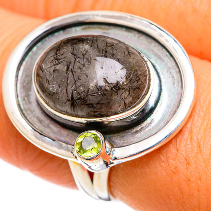 Tourmalinated Quartz Rings handcrafted by Ana Silver Co - RING106977