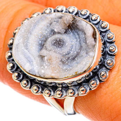 Desert Druzy Rings handcrafted by Ana Silver Co - RING107020