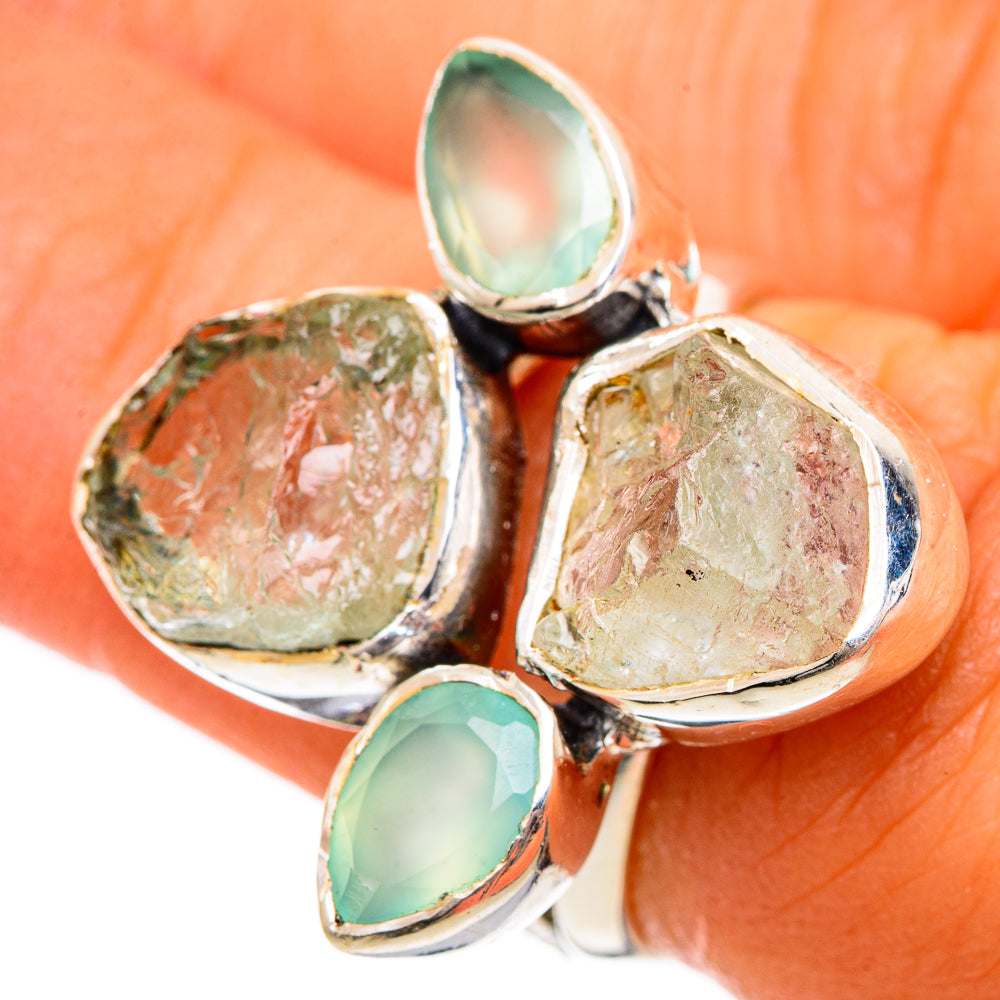 Aquamarine Rings handcrafted by Ana Silver Co - RING107022