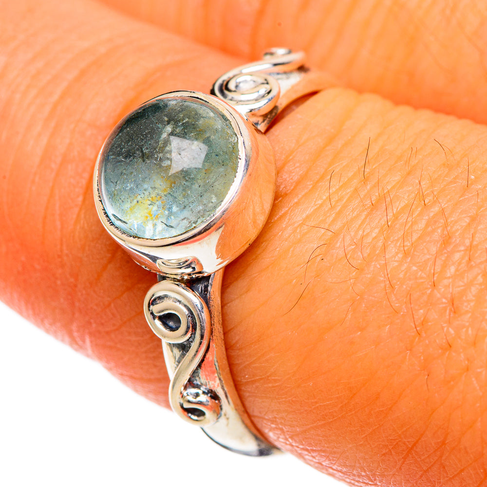 Aquamarine Rings handcrafted by Ana Silver Co - RING107027
