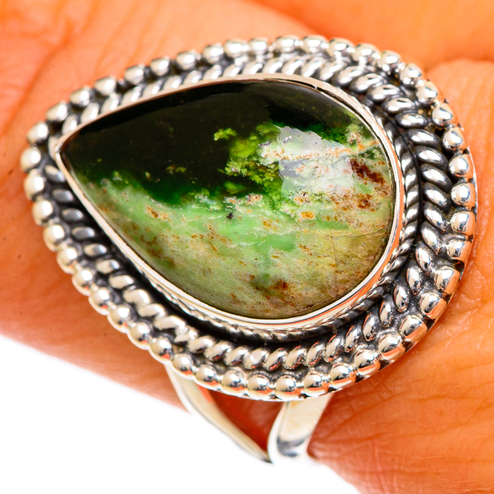 Rainforest Opal Rings handcrafted by Ana Silver Co - RING107033