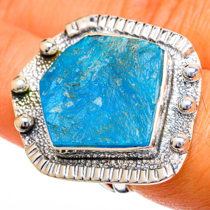 Chrysocolla Rings handcrafted by Ana Silver Co - RING107060