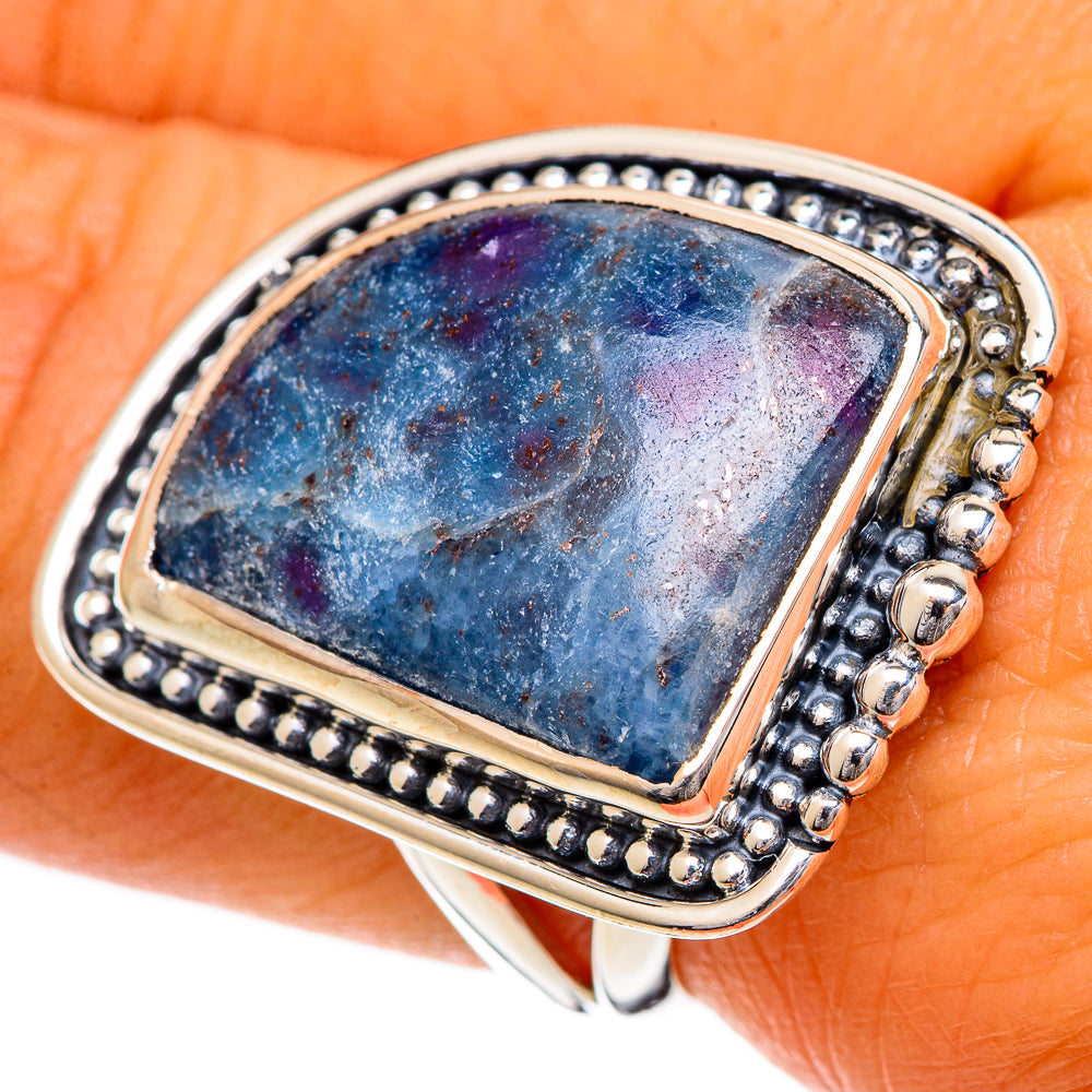 Ruby Fuchsite Rings handcrafted by Ana Silver Co - RING107065