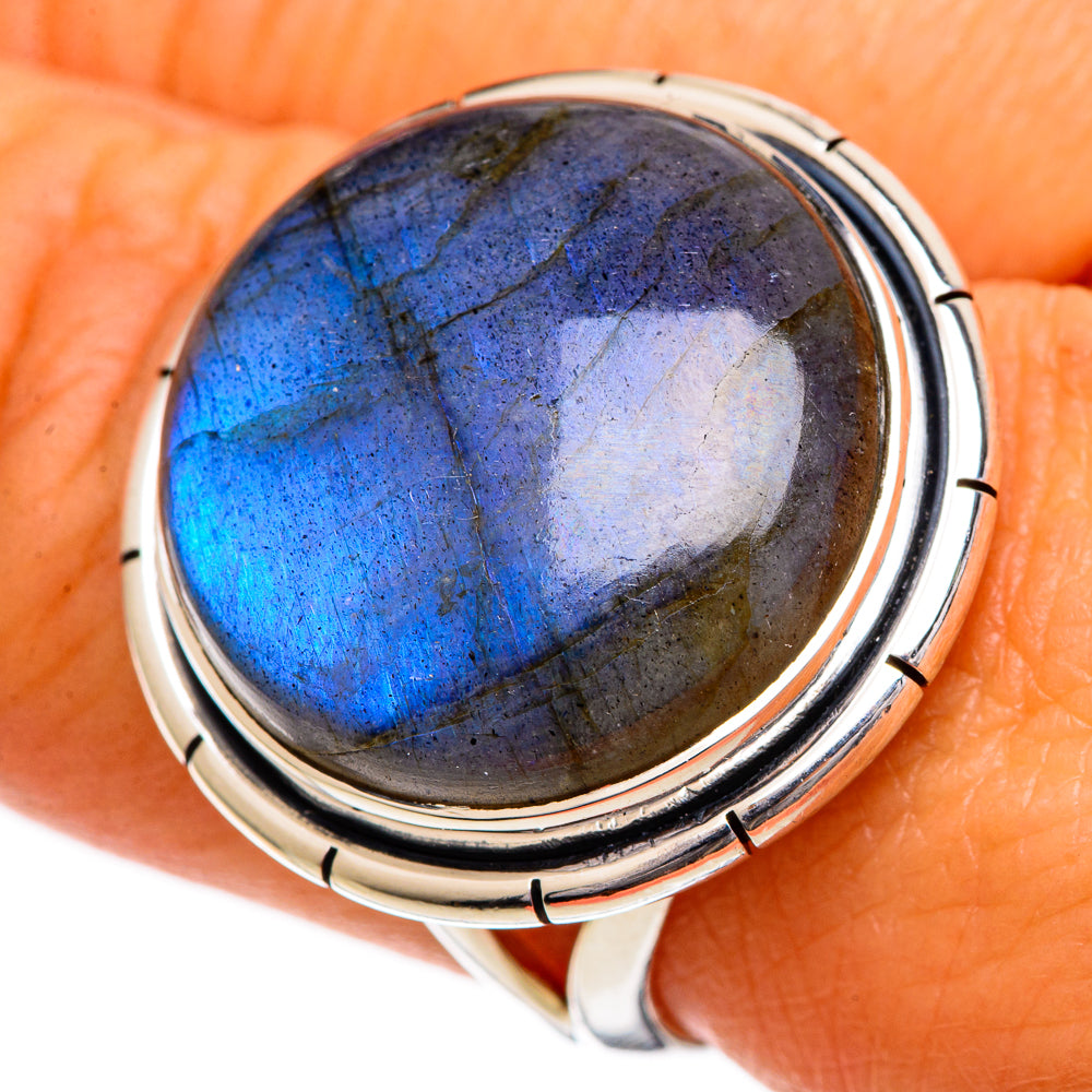 Labradorite Rings handcrafted by Ana Silver Co - RING107068