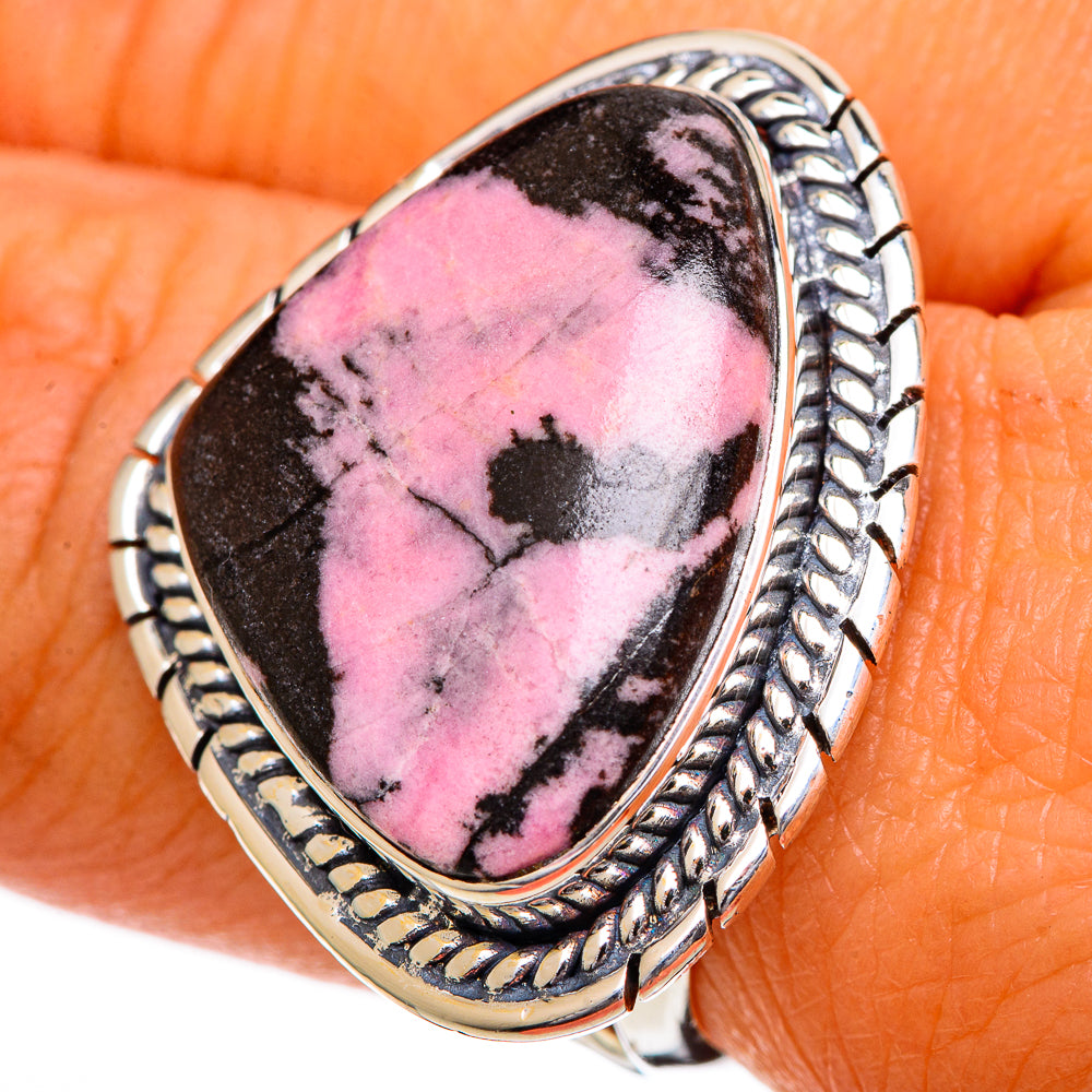 Rhodonite Rings handcrafted by Ana Silver Co - RING107090