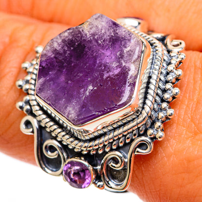 Amethyst Rings handcrafted by Ana Silver Co - RING107093