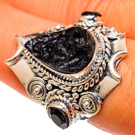 Tektite Rings handcrafted by Ana Silver Co - RING107099