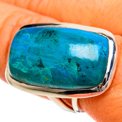 Chrysocolla Rings handcrafted by Ana Silver Co - RING107115