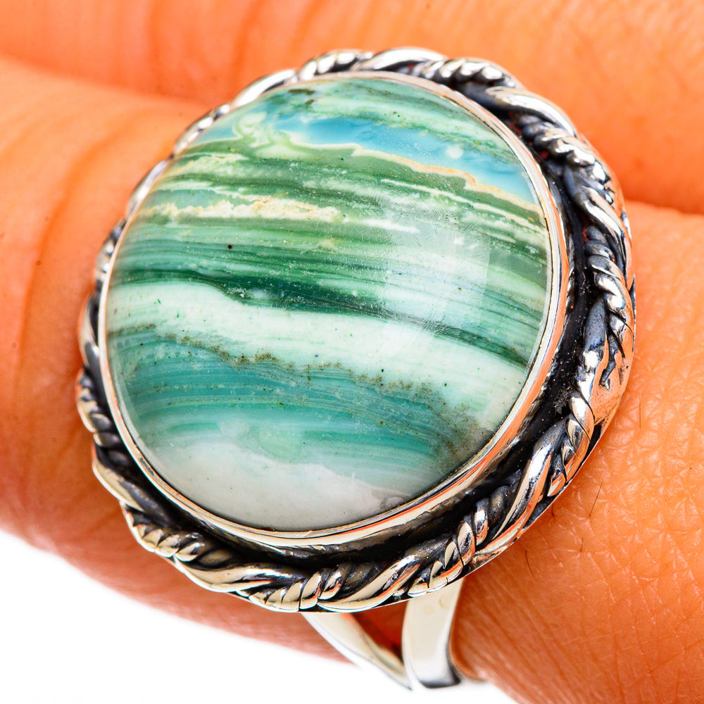 Ocean Jasper Rings handcrafted by Ana Silver Co - RING107119
