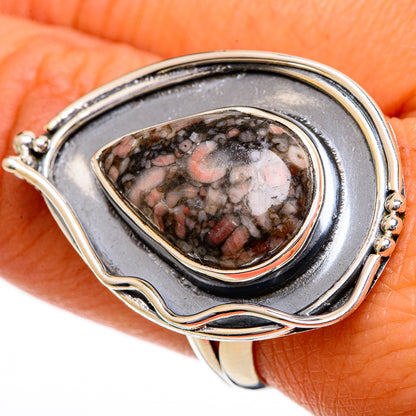 Crinoid Fossil Rings handcrafted by Ana Silver Co - RING107127