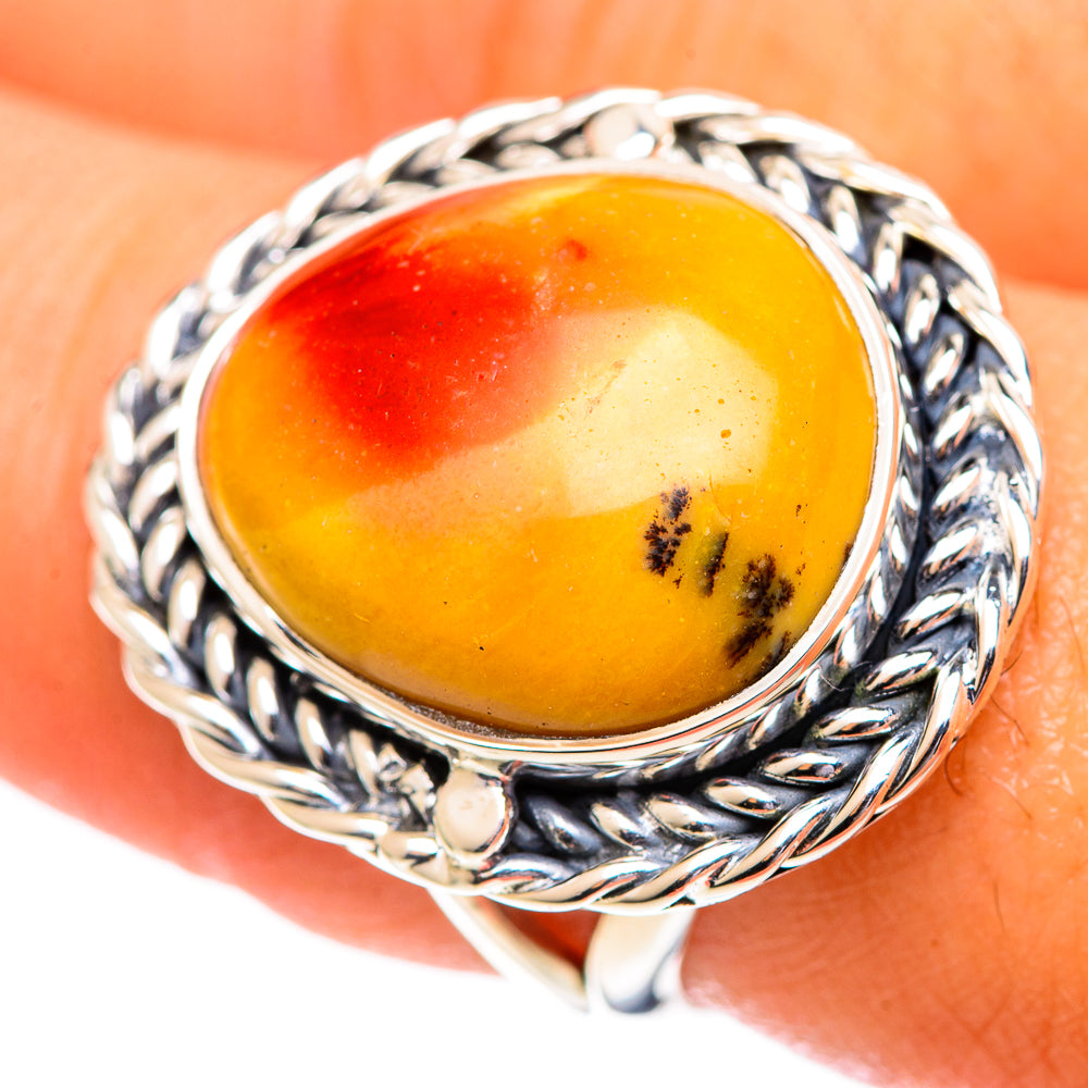 Mookaite Rings handcrafted by Ana Silver Co - RING107144