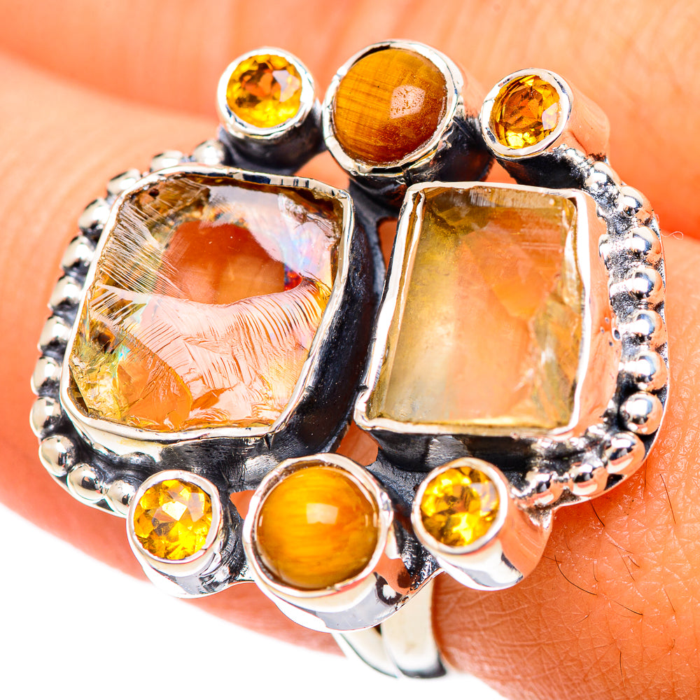 Citrine Rings handcrafted by Ana Silver Co - RING107148