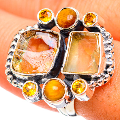 Citrine Rings handcrafted by Ana Silver Co - RING107148