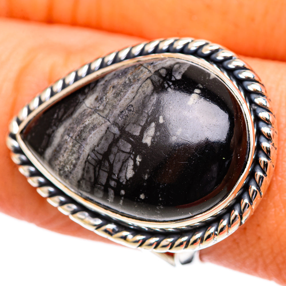 Pinolith Jasper Rings handcrafted by Ana Silver Co - RING107155