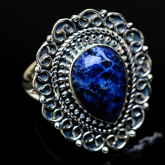 Sodalite Rings handcrafted by Ana Silver Co - RING10718