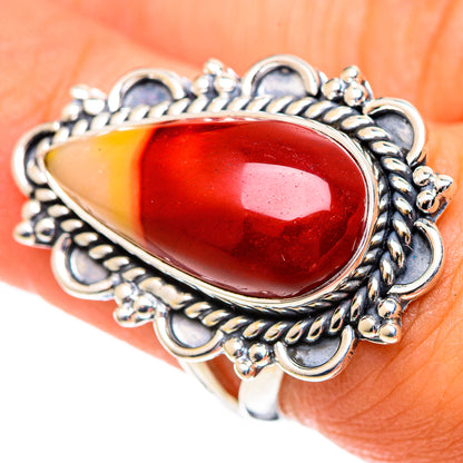 Mookaite Rings handcrafted by Ana Silver Co - RING107181