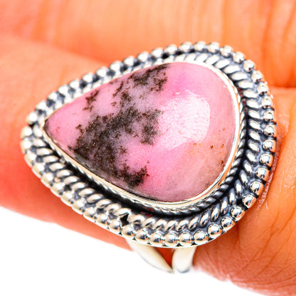 Rhodonite Rings handcrafted by Ana Silver Co - RING107184