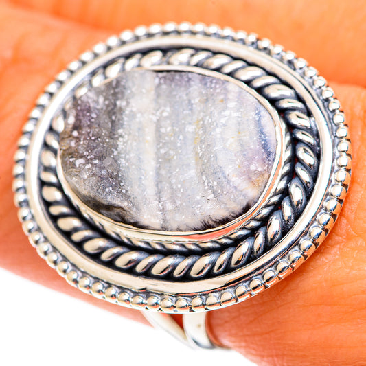 Desert Druzy Rings handcrafted by Ana Silver Co - RING107195