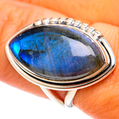 Labradorite Rings handcrafted by Ana Silver Co - RING107201