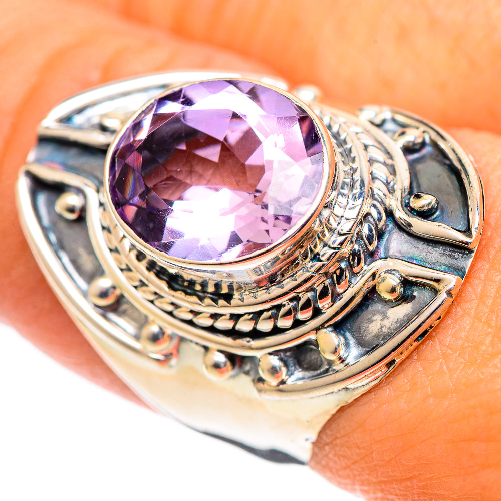 Amethyst Rings handcrafted by Ana Silver Co - RING107217