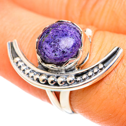 Lepidolite Rings handcrafted by Ana Silver Co - RING107218