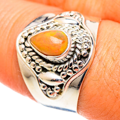 Ethiopian Opal Rings handcrafted by Ana Silver Co - RING107259