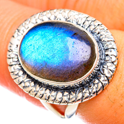 Labradorite Rings handcrafted by Ana Silver Co - RING107264