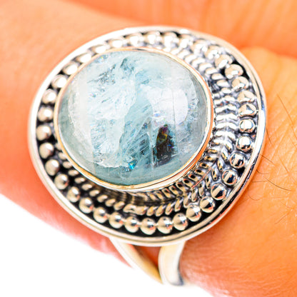 Aquamarine Rings handcrafted by Ana Silver Co - RING107265