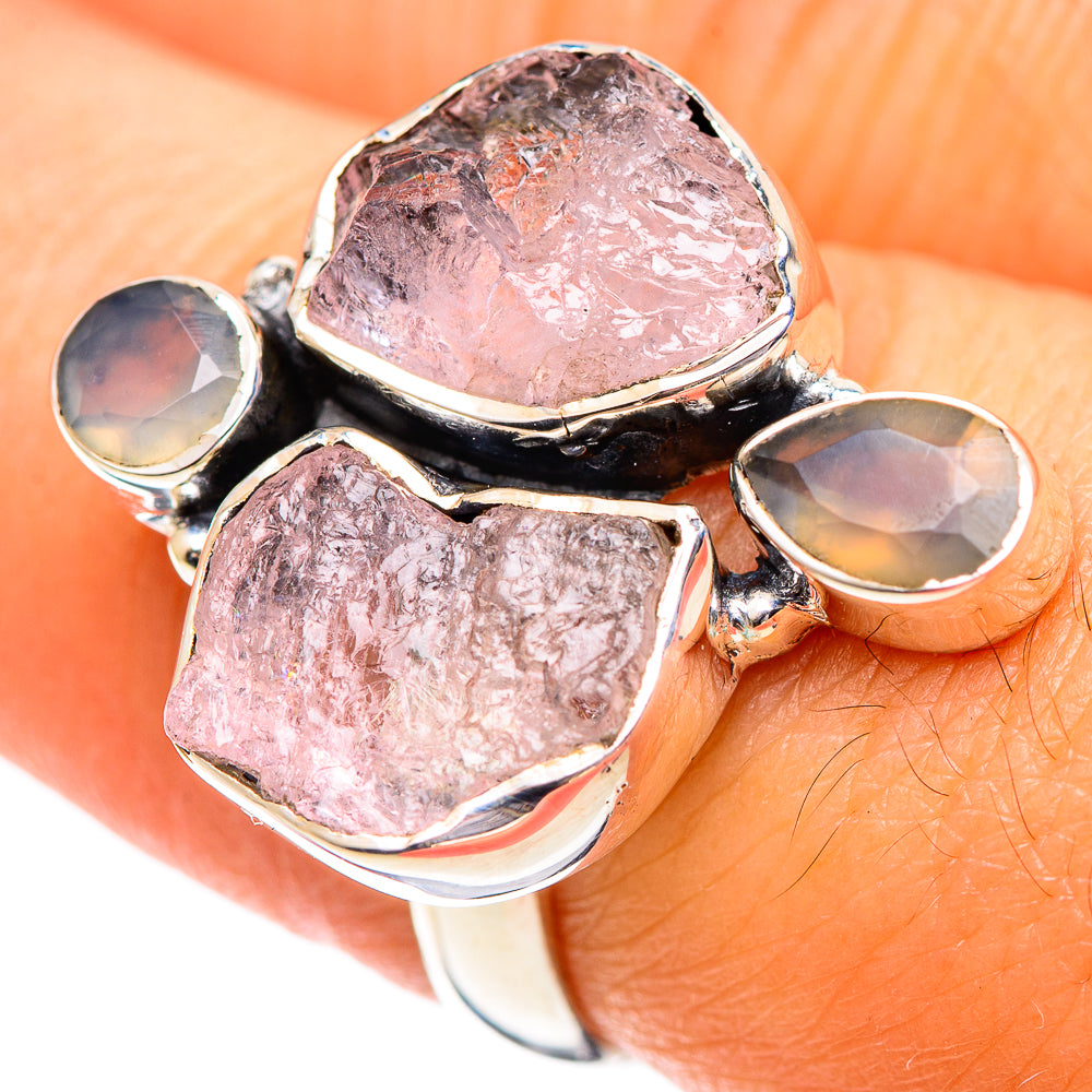 Morganite Rings handcrafted by Ana Silver Co - RING107278