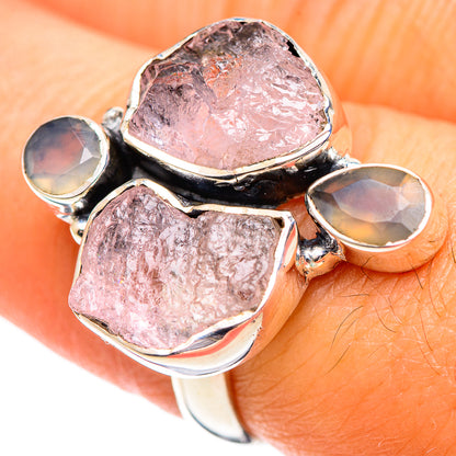 Morganite Rings handcrafted by Ana Silver Co - RING107278
