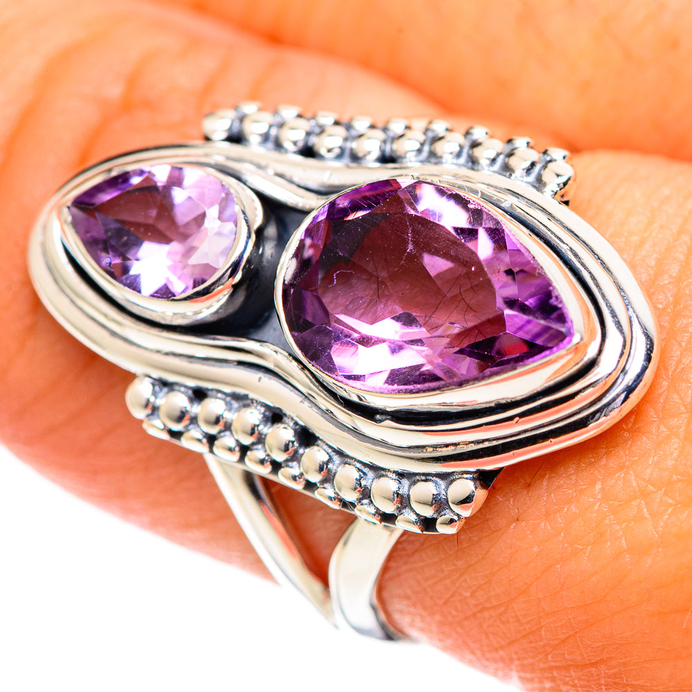 Amethyst Rings handcrafted by Ana Silver Co - RING107279