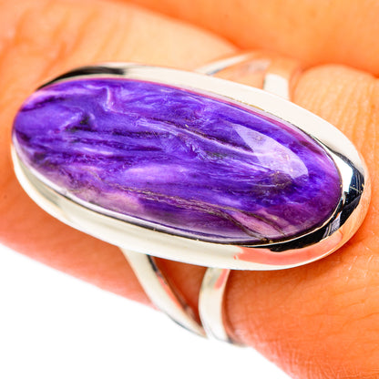 Charoite Rings handcrafted by Ana Silver Co - RING107280