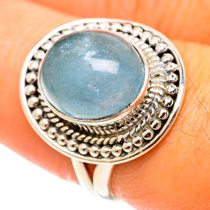 Aquamarine Rings handcrafted by Ana Silver Co - RING107296