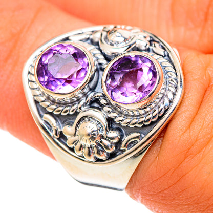 Amethyst Rings handcrafted by Ana Silver Co - RING107310