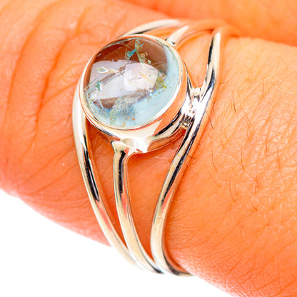 Aquamarine Rings handcrafted by Ana Silver Co - RING107320