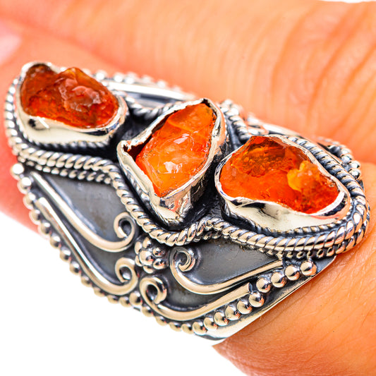 Carnelian Rings handcrafted by Ana Silver Co - RING107339