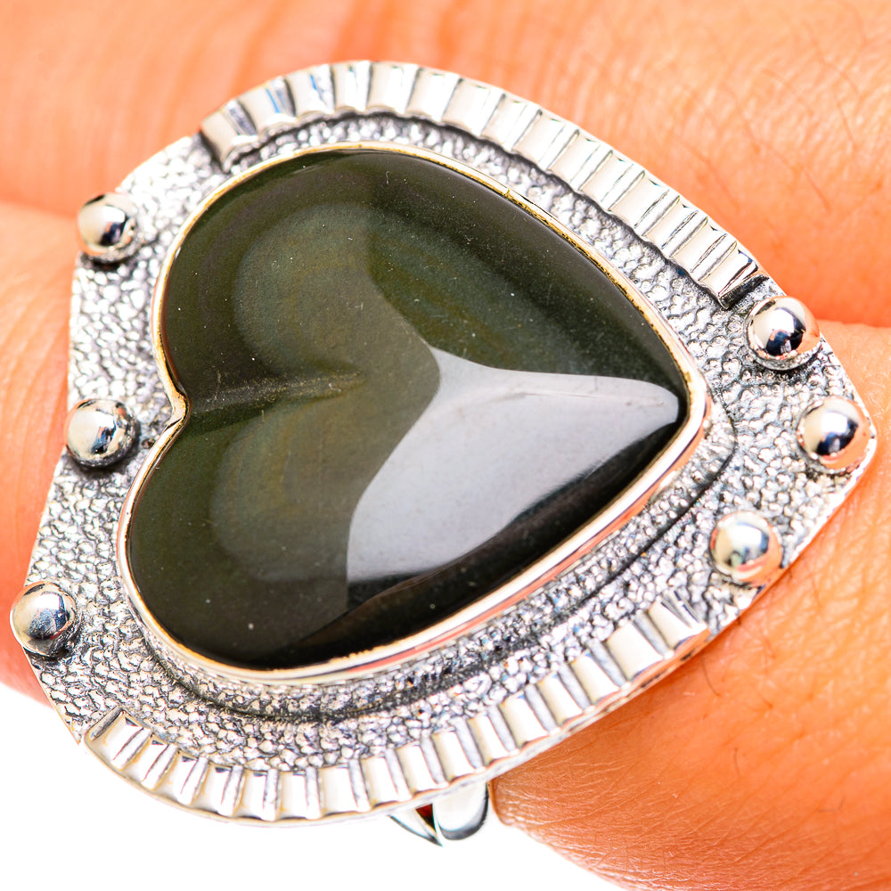 Black Onyx Rings handcrafted by Ana Silver Co - RING107348