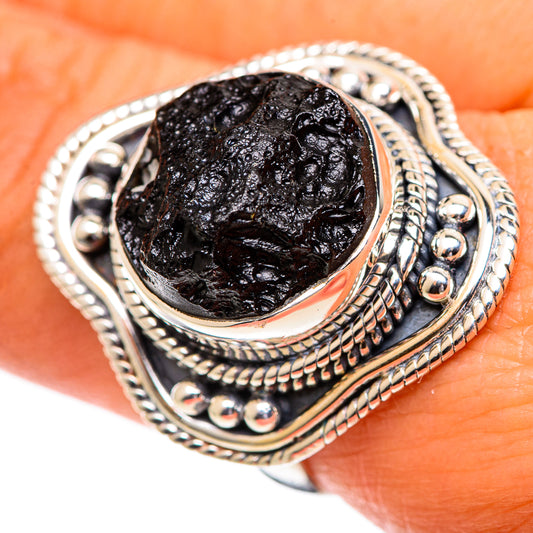 Tektite Rings handcrafted by Ana Silver Co - RING107349
