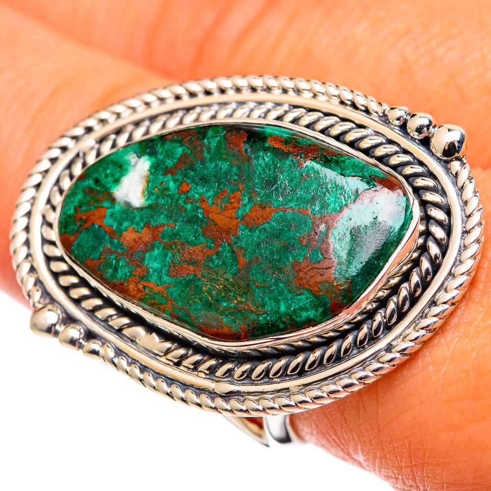 Malachite Rings handcrafted by Ana Silver Co - RING107370