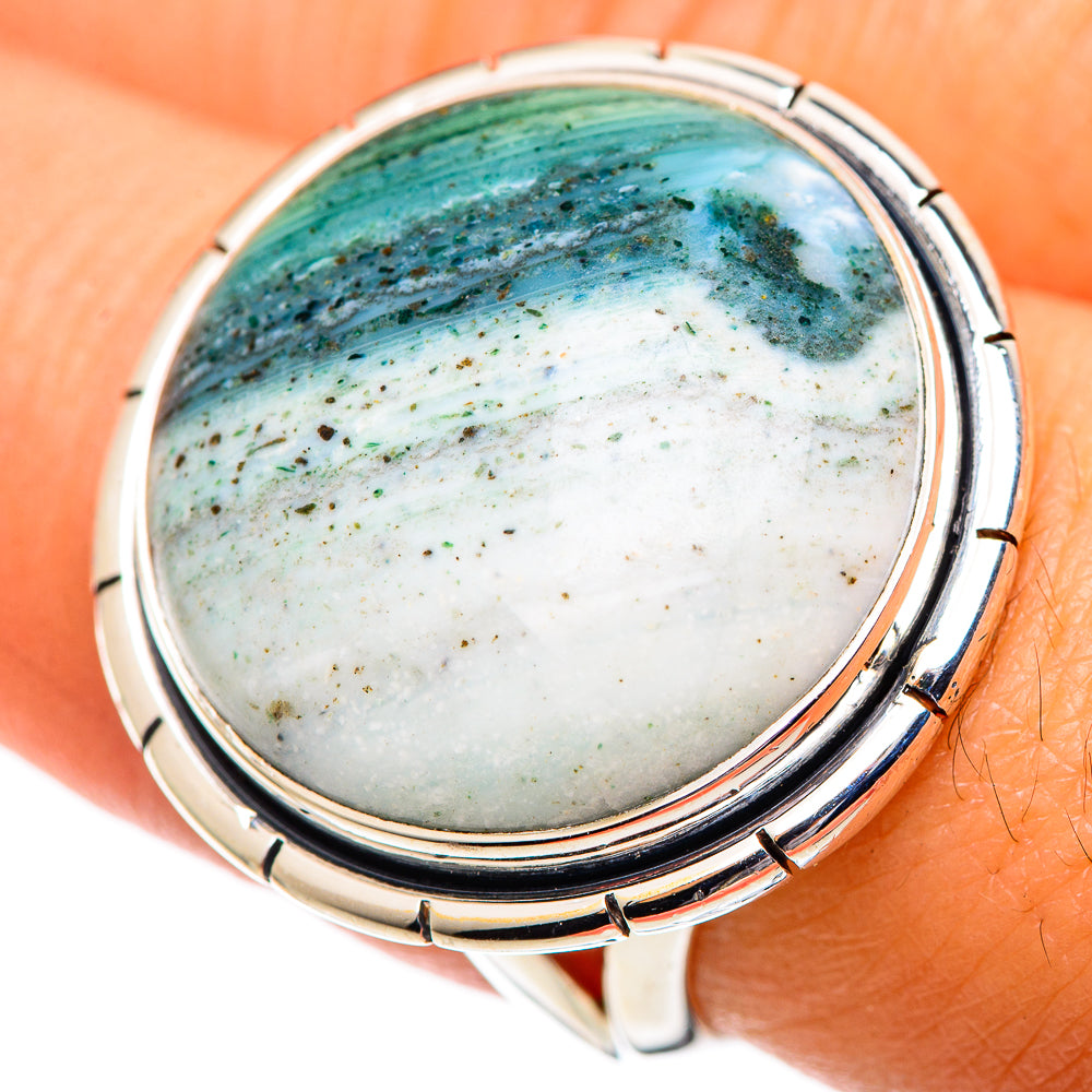 Ocean Jasper Rings handcrafted by Ana Silver Co - RING107371