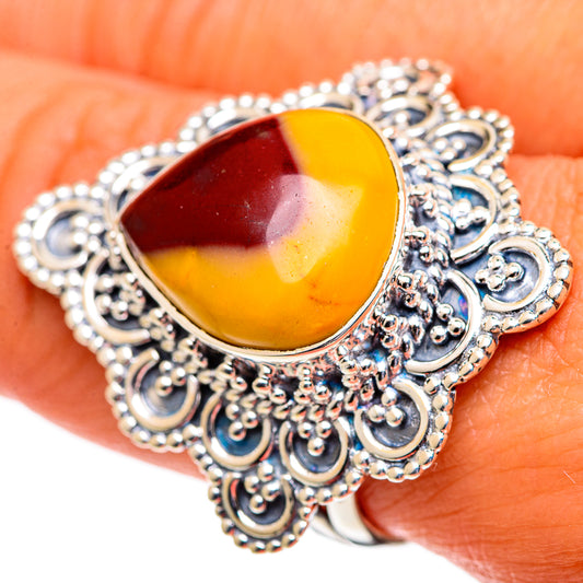 Mookaite Rings handcrafted by Ana Silver Co - RING107377