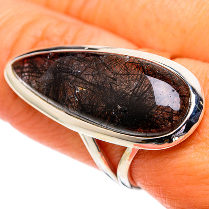 Tourmalinated Quartz Rings handcrafted by Ana Silver Co - RING107391