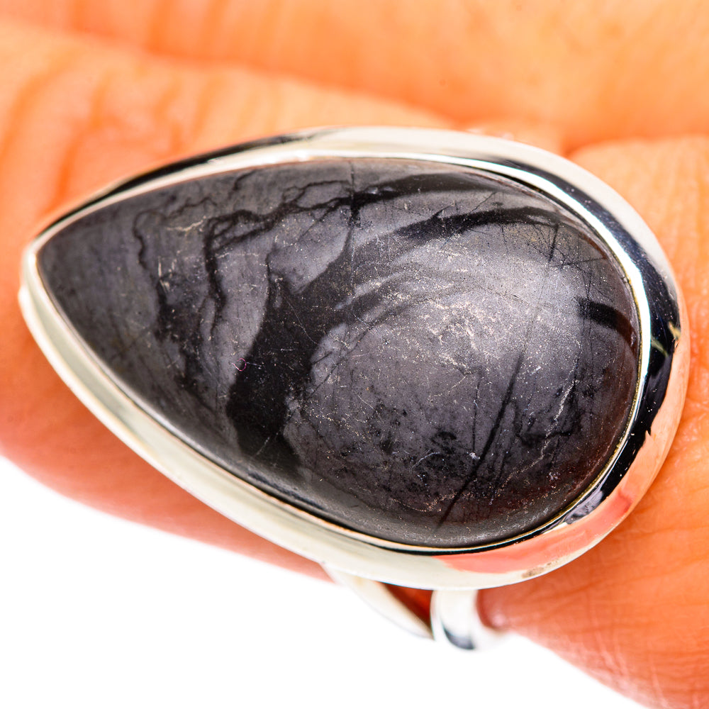 Psilomelane Rings handcrafted by Ana Silver Co - RING107395