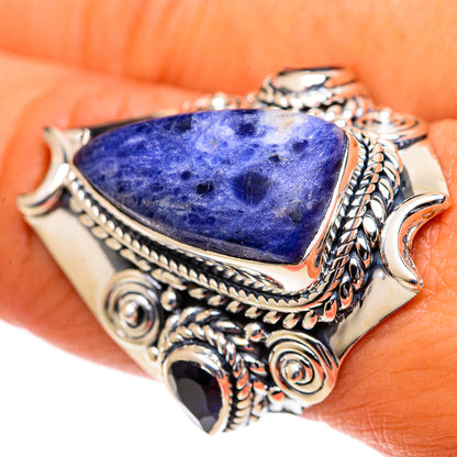 Sodalite Rings handcrafted by Ana Silver Co - RING107406